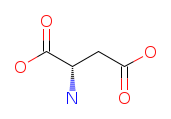 Structure of Aspartic acid